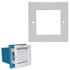 Φωτιστικό Χωνευτό Τετράγωνο LED 1W 230V 3100K Θερμό Φως Αλουμινίου Λευκό 9632 IP54